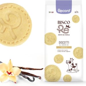 Record - BiscoRe Biscotti Discotti per Cani alla Vaniglia 400gr