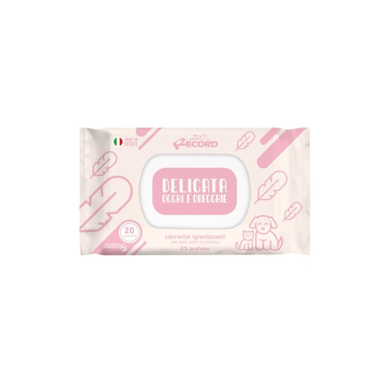 Record-Salviette Delicate Occhi e Orecchie 20pz